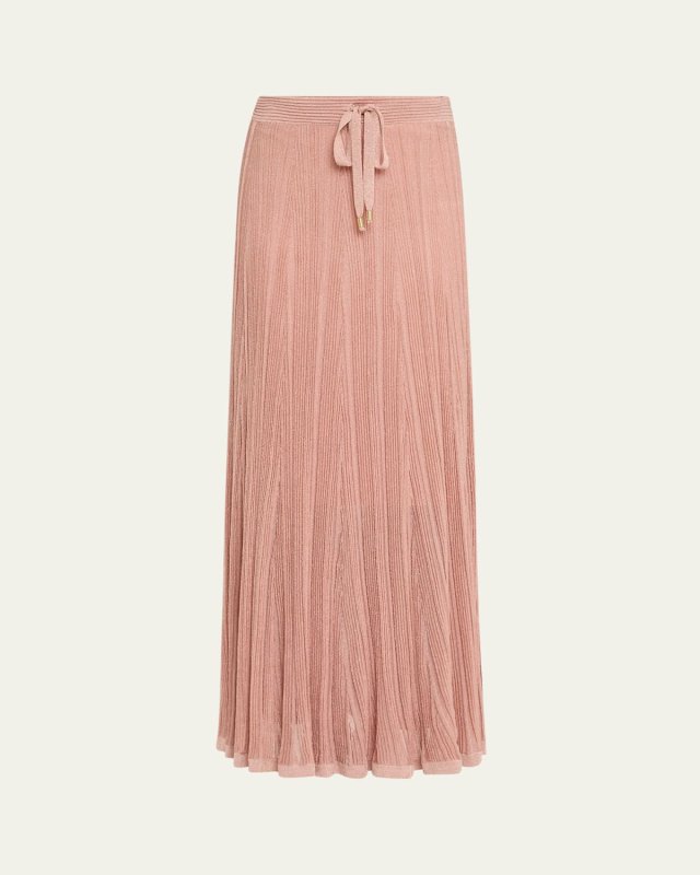 Lucky Metallic Maxi Skirt